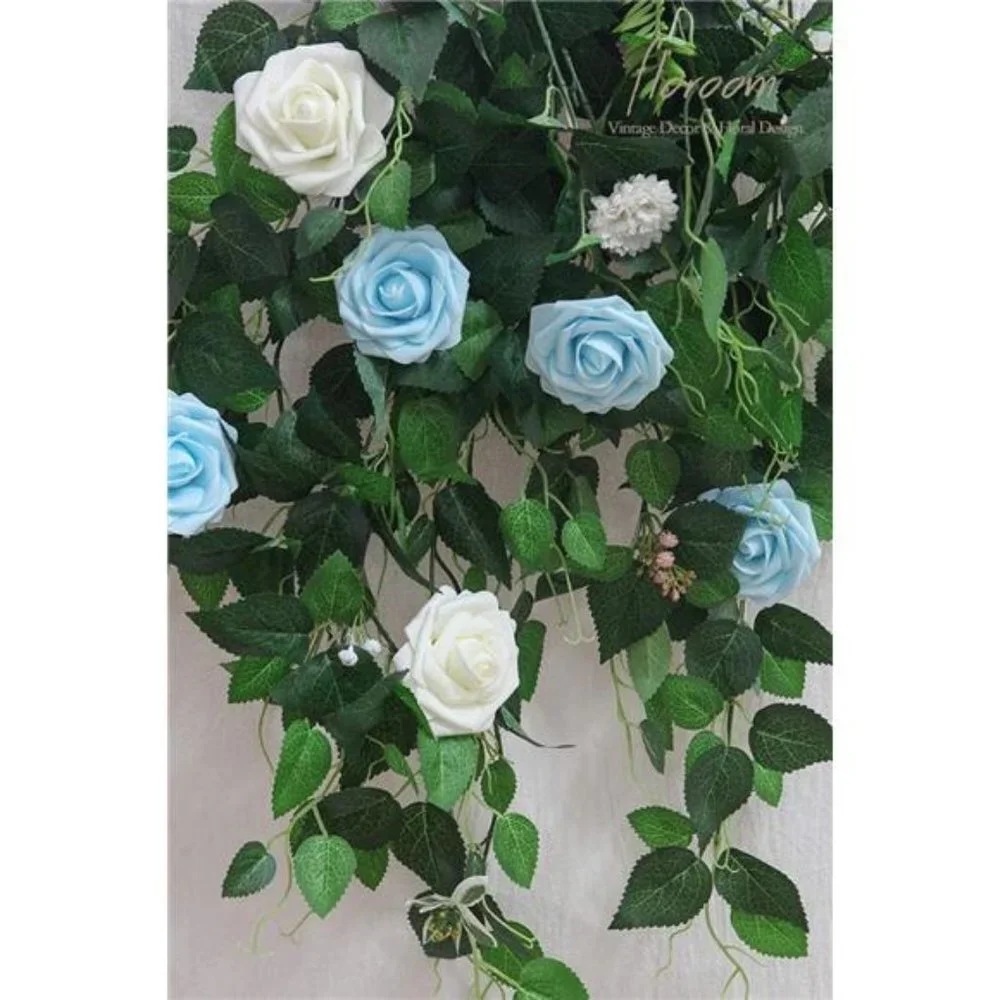 Artificial Flowers 25pcs Real Looking Ivory Foam Fake Roses with Stems